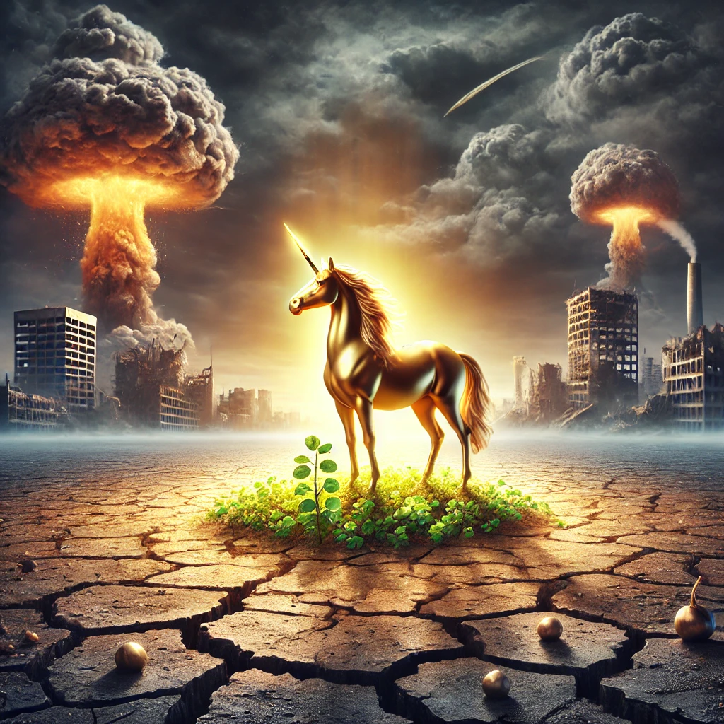 la economía de Estados Unidos se ha destacado como un unicornio dorado en medio de este apocalipsis