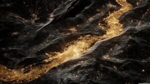 Dos canales de metal dorado representan un flujo continuo y otro sujeto a interrupciones de negociación